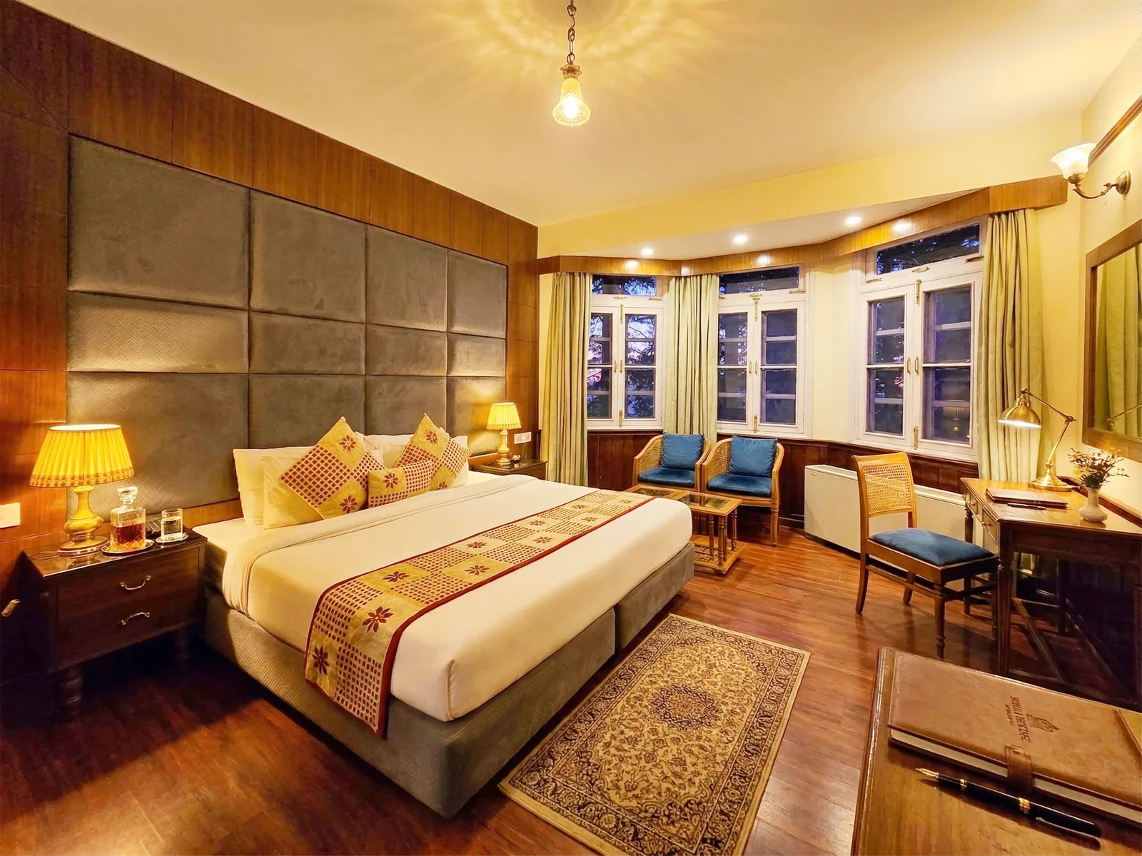 Heritage Royal Room with wood-panelled interiors and modern amenities