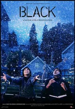Black movie poster — Amitabh Bachchan film shot at Woodville Palace Shimla