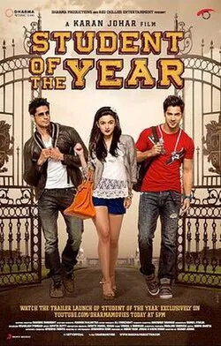 Student of the Year movie poster — Alia Bhatt film shot at Woodville Palace Shimla