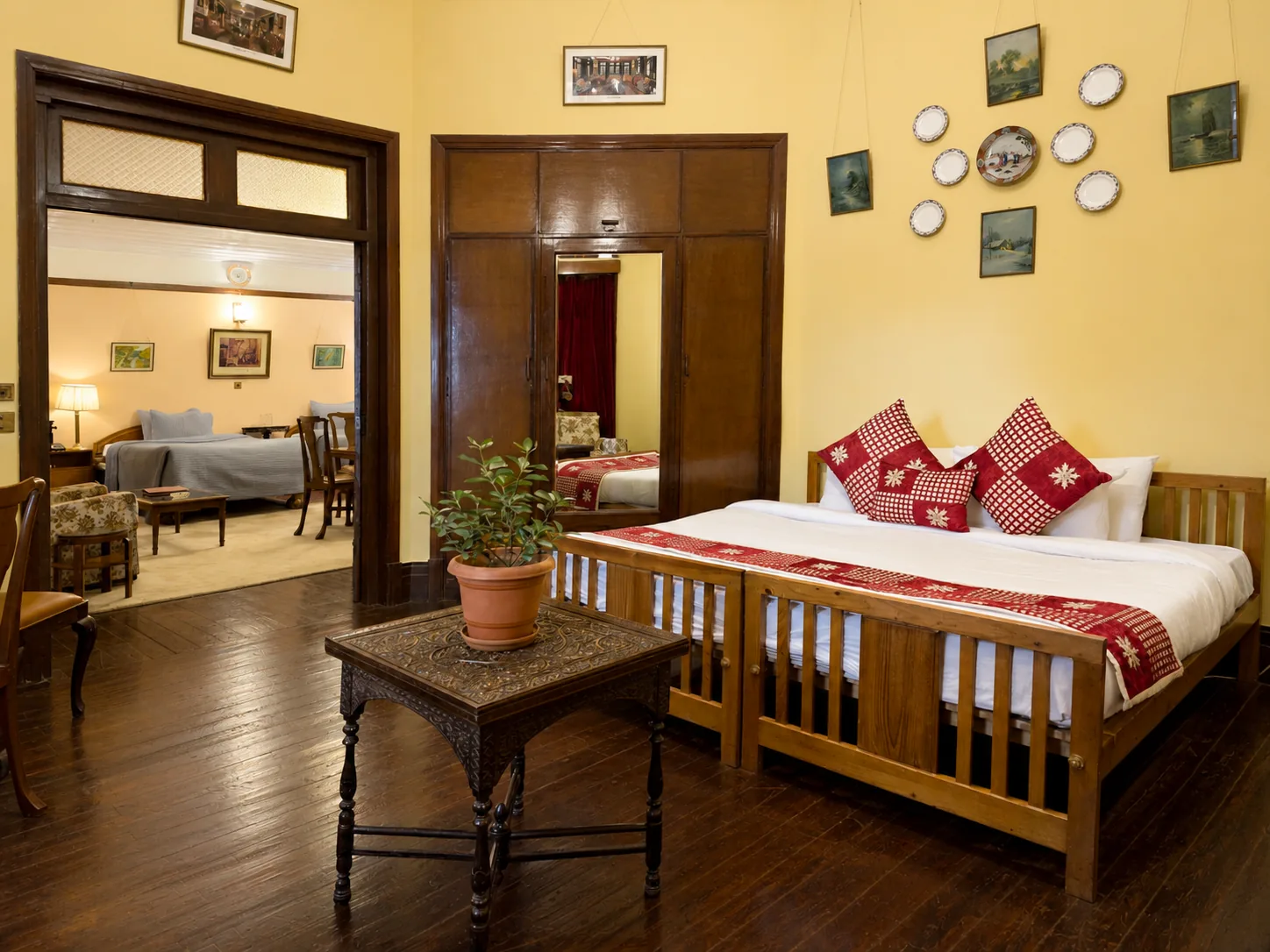Royal Suite — opulent heritage living and dining area, filming location of 3 Idiots